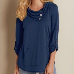 Soft Surroundings Kassidy Pullover Sweater Large